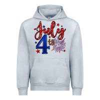 Heather Grey 4th of July Urban Hoodie - Neo Western