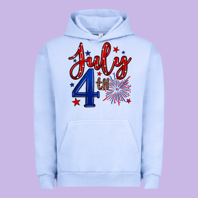 4th Of July Urban Hoodie Designed By Neo Western