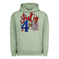 Pigment Oil Green 4th of July Urban Hoodie - Neo Western