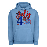 Pigment Pebble Blue 4th of July Urban Hoodie - Neo Western