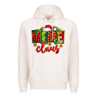 Pale Pink Christmas meme claus Premium Hoodie - FaDigitalArtStudio