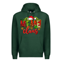 Sports Green Christmas meme claus Premium Hoodie - FaDigitalArtStudio