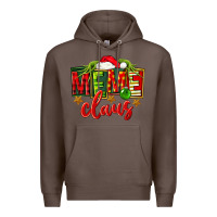 Coffee Christmas meme claus Premium Hoodie - FaDigitalArtStudio