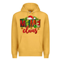 Mustard Christmas meme claus Premium Hoodie - FaDigitalArtStudio