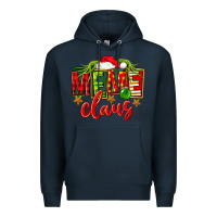 Navy Christmas meme claus Premium Hoodie - FaDigitalArtStudio