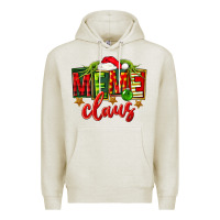 Oatmeal Heather Christmas meme claus Premium Hoodie - FaDigitalArtStudio