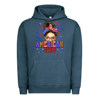 Pigment Midnight Navy All American babe Urban Hoodie - Neo Western