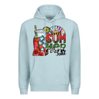 Blue Mist sweet summer time Premium Hoodie - SublimationCraftShop