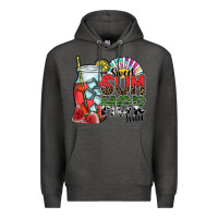 Charcoal Heather sweet summer time Premium Hoodie - SublimationCraftShop