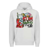 Dove Grey sweet summer time Premium Hoodie - SublimationCraftShop