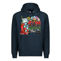Navy sweet summer time Premium Hoodie - SublimationCraftShop