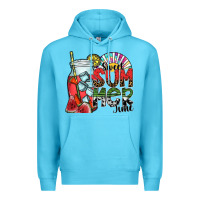Ocean Blue sweet summer time Premium Hoodie - SublimationCraftShop