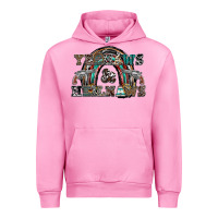 Fuchsia Pink yeehaws and heilnaws Urban Hoodie - SublimationCraftShop