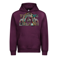 Mauve Wine yeehaws and heilnaws Urban Hoodie - SublimationCraftShop