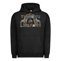 Pigment Black yeehaws and heilnaws Urban Hoodie - SublimationCraftShop