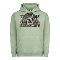 Pigment Oil Green yeehaws and heilnaws Urban Hoodie - SublimationCraftShop