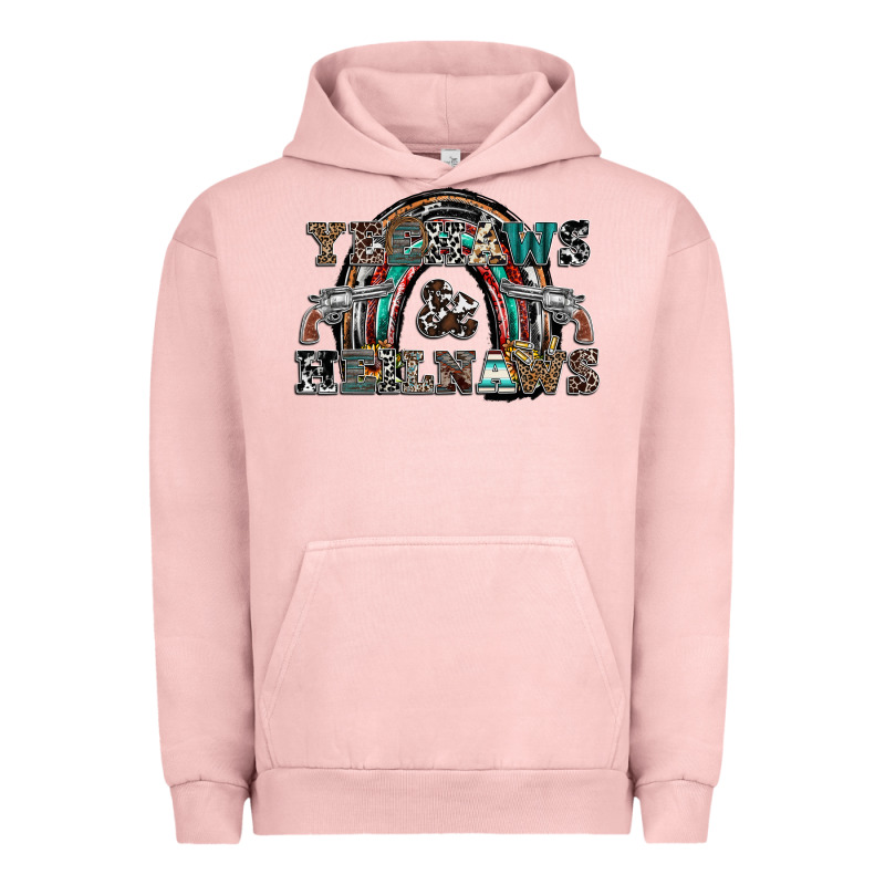 Yeehaws And Heilnaws Urban Hoodie by SublimationCraftShop | Teevron