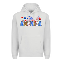 Dove Grey Western America Premium Hoodie - Neo Western