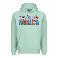 Seafoam Western America Premium Hoodie - Neo Western