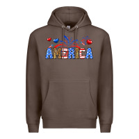 Coffee Western America Premium Hoodie - Neo Western