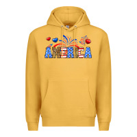 Mustard Western America Premium Hoodie - Neo Western