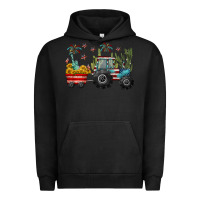 Pigment Black 4th of july tractor Urban Hoodie - CowGirlArtShop