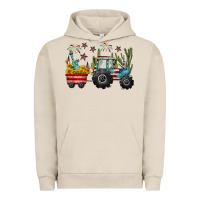 Pigment French Oak 4th of july tractor Urban Hoodie - CowGirlArtShop