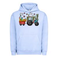 Pigment Grape Ice 4th of july tractor Urban Hoodie - CowGirlArtShop