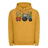 Pigment Peanut Butter 4th of july tractor Urban Hoodie - CowGirlArtShop