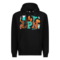 Black lpn fall nurse with Premium Hoodie - AdoDesignShop