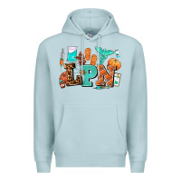 Blue Mist lpn fall nurse with Premium Hoodie - AdoDesignShop