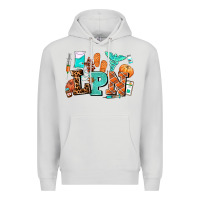 Dove Grey lpn fall nurse with Premium Hoodie - AdoDesignShop