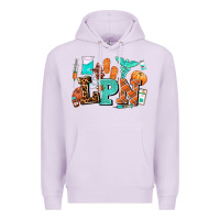 Lilac lpn fall nurse with Premium Hoodie - AdoDesignShop