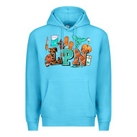 Ocean Blue lpn fall nurse with Premium Hoodie - AdoDesignShop