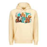 Pina Colada lpn fall nurse with Premium Hoodie - AdoDesignShop