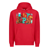Red lpn fall nurse with Premium Hoodie - AdoDesignShop