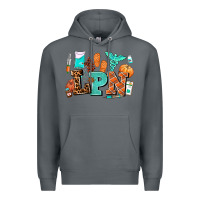 Rock lpn fall nurse with Premium Hoodie - AdoDesignShop