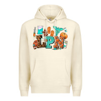 Sandshell lpn fall nurse with Premium Hoodie - AdoDesignShop