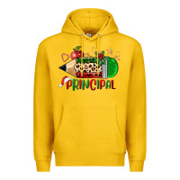 Lemon christmas principal pencil Premium Hoodie - FaDigitalArtStudio
