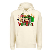 Sandshell christmas principal pencil Premium Hoodie - FaDigitalArtStudio