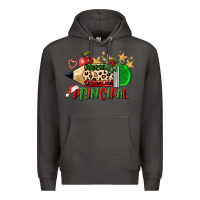 Smoke christmas principal pencil Premium Hoodie - FaDigitalArtStudio