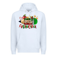 White christmas principal pencil Premium Hoodie - FaDigitalArtStudio