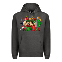 Charcoal Heather christmas principal pencil Premium Hoodie - FaDigitalArtStudio