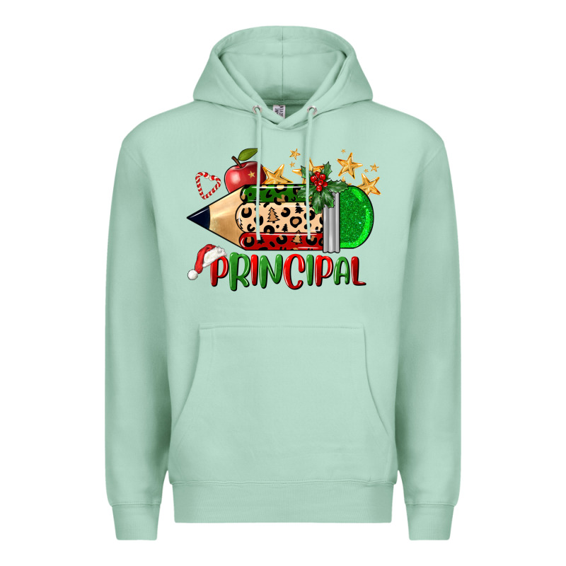Christmas Principal Pencil Premium Hoodie by FaDigitalArtStudio | Teevron