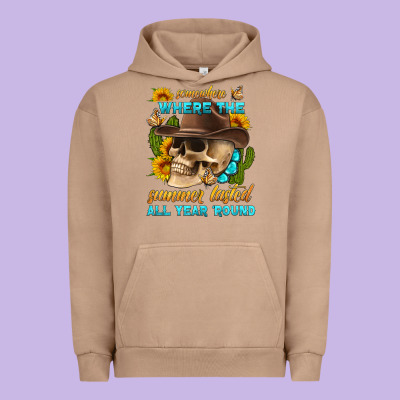 Somewhere Where The Summer Lasted All Year 'round Urban Hoodie Designed By Hra Design Shop
