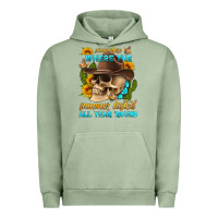 Pigment Oil Green somewhere where the summer lasted all year 'round Urban Hoodie - HRA Design Shop