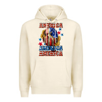 Tofu America skeleton 4th of july Premium Hoodie - CowGirlArtShop