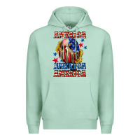 Seafoam America skeleton 4th of july Premium Hoodie - CowGirlArtShop