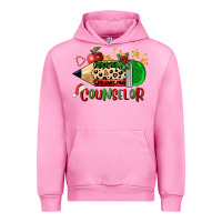 Fuchsia Pink christmas counselor pencil Urban Hoodie - FaDigitalArtStudio
