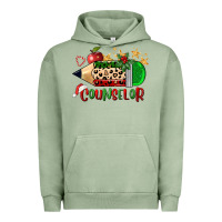 Pigment Oil Green christmas counselor pencil Urban Hoodie - FaDigitalArtStudio